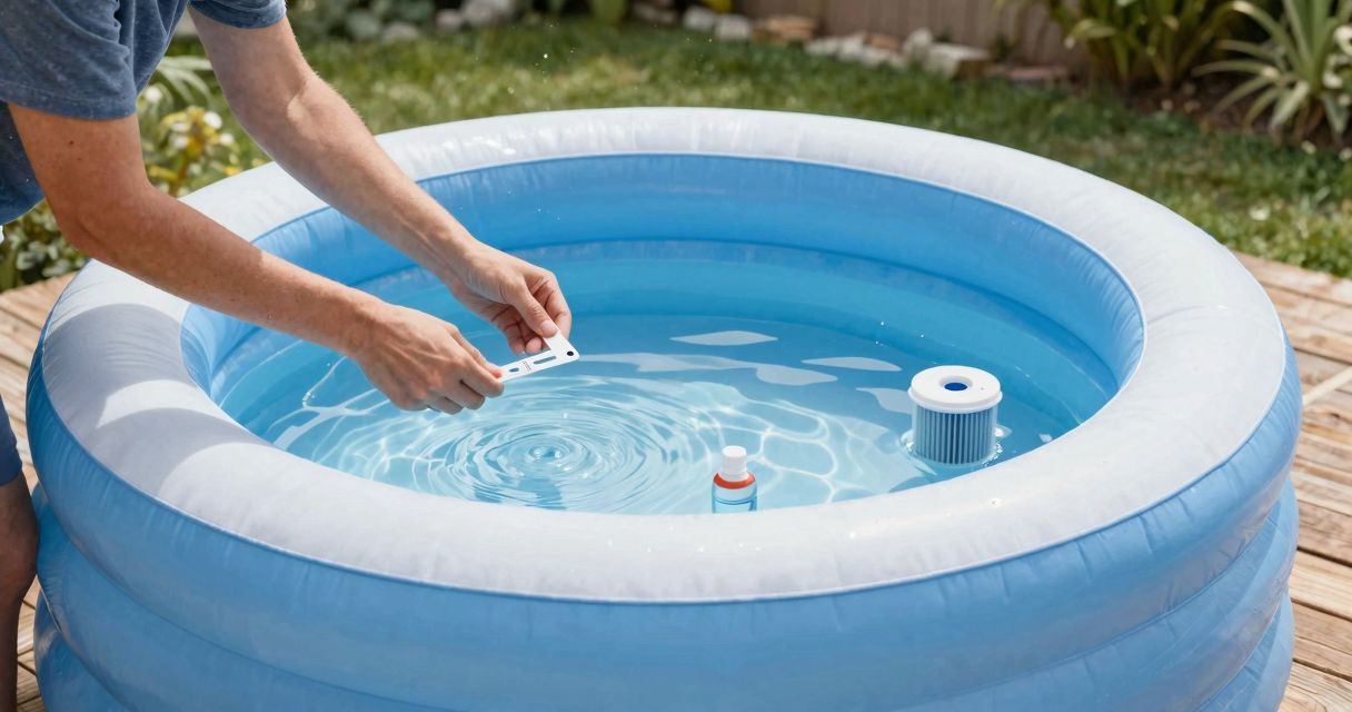 entretien spa gonflable: eau claire en 15 min/semaine
