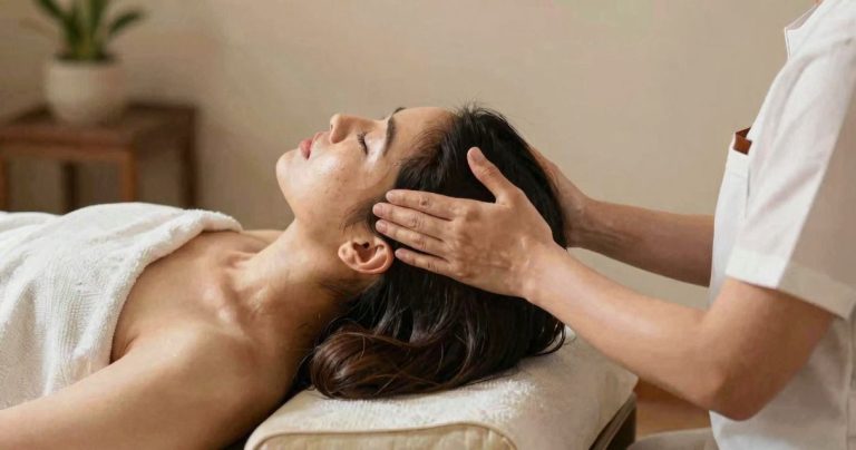 shirotchampi: massage crânien efficace contre le stress