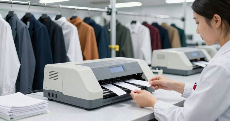 Étiquettes de marquage vêtements: meilleurs fabricants 2026