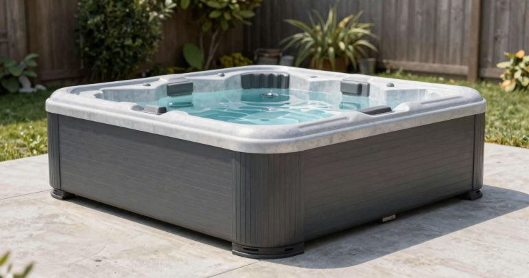 base de spa extérieur: assurez une assise plane et durable
