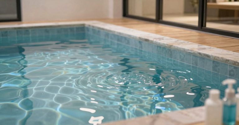 traitement de l’eau du spa: eau limpide, sans odeur et douce